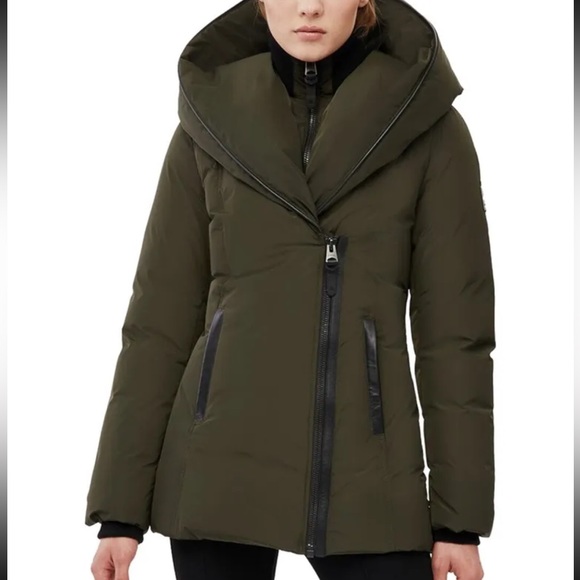 MACKAGE ADALI-NFR ARMY S - BRAND NEW LADIES DOWN COAT - Picture 2 of 9